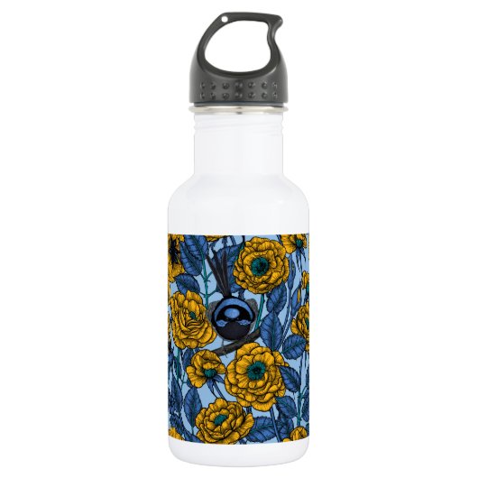 Bouteille D'eau Porté en rose (Devant)