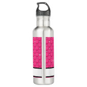 Bouteille D'eau Porte-main en pierre de fer recouverte de roses ch (Dos)