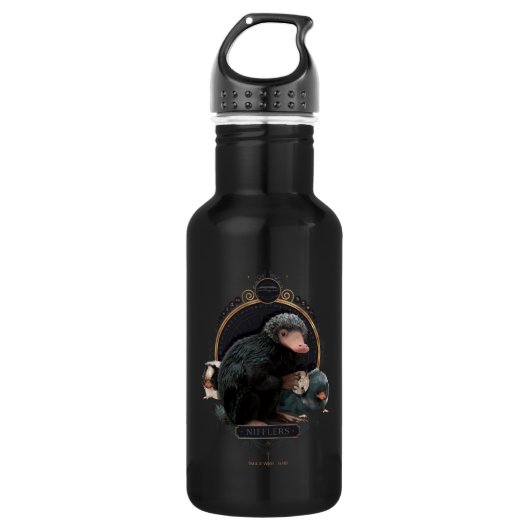 Bouteille D'eau Portrait Art nouveau de NIFFLER™s (Devant)