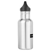 Bouteille D'eau Portrait de motivation positive (Gauche)