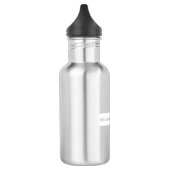 Bouteille D'eau Portrait de motivation positive (Gauche)