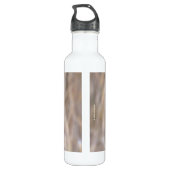 Bouteille D'eau Portrait d'une chouette à courte portée dans les m (Dos)