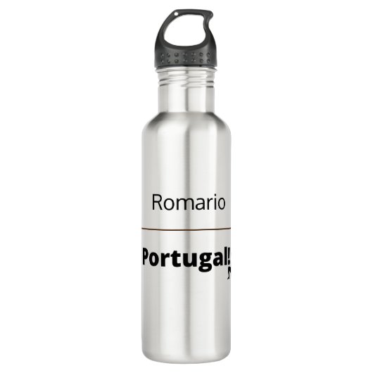 Bouteille D'eau Portugal soccer, personnalisable (Devant)
