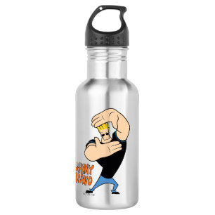 Bouteille D'eau Pose de trame photo Johnny Bravo