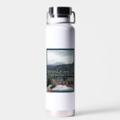 Bouteille D'eau Poster Art de l'État de Washington (Arrière)