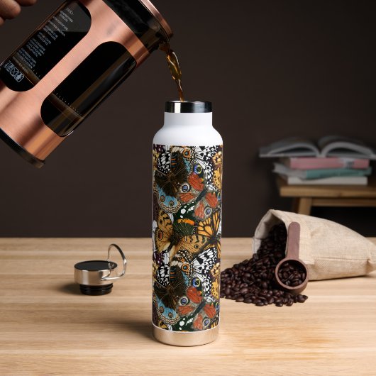 Bouteille D'eau Poster de animal. Ailes papillons. (Gym)