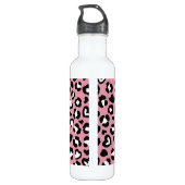 Bouteille D'eau Poster de animal, Léopard Rose, Zones De Cheetah,  (Dos)