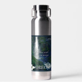 Bouteille D'eau Poster de la cascade de l'Oregon (Avant)
