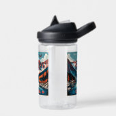 Bouteille D'eau Poster de voyage sur mesure Monogramme Canada (Gauche)