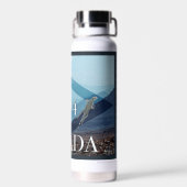 Bouteille D'eau Poster du paysage du Nevada (Arrière)