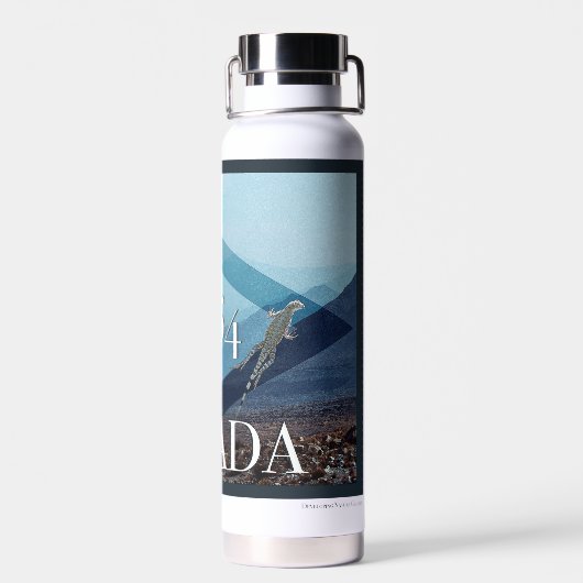 Bouteille D'eau Poster du paysage du Nevada (Arrière)