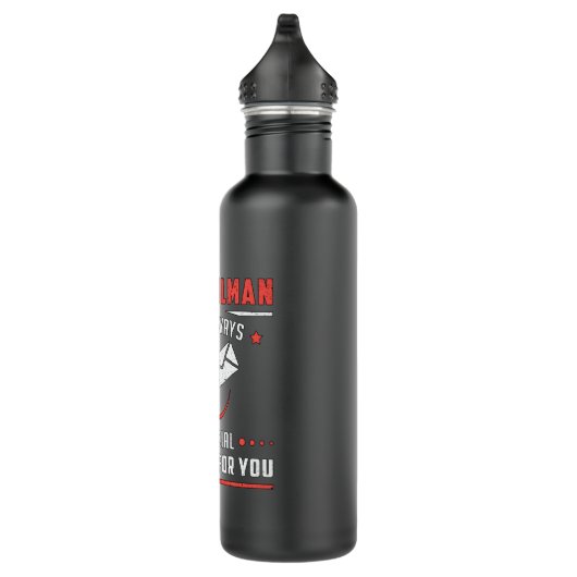 Bouteille D'eau Postman Mailman Day Post Livraison par courrier Id (Droite)