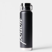 Bouteille D'eau Potion personnalisée de votre nom (Arrière)