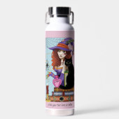 Bouteille D'eau Potions de sorcières de livres de chats (Avant)