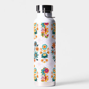 Bouteille D'eau Pots à fleurs multicolores Motif - Rose