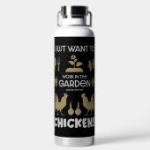 Bouteille D'eau Poulets Et Jardinage (Plage)