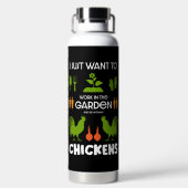 Bouteille D'eau Poulets Et Jardinage (Plage)