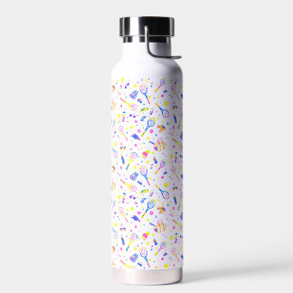 Bouteille d'eau pour amateur de tennis