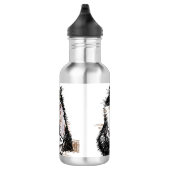 Bouteille d'eau pour chats Tuxedo noir et blanc (Droite)