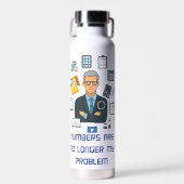 Bouteille d'eau pour comptable à la retraite Cadea (Avant)