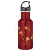 Bouteille d'eau pour enfants singe portant le nom (Devant)