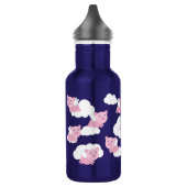 Bouteille d'eau pour les enfants mignonne avec nom (Gauche)