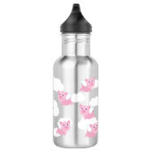 Bouteille d'eau pour les enfants mignonne avec nom (Droite)