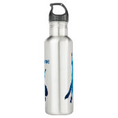 Bouteille d'eau pour patineur artistique - étoiles (Dos)