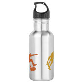 Bouteille D'eau Pour Skateboarders Skateboard Graphics Collage (Dos)