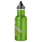 Bouteille D'eau Prairie de libellule bleue faune (Droite)