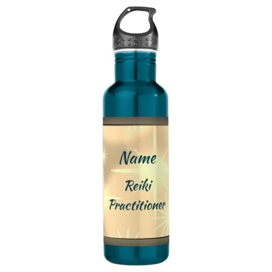 Bouteille D'eau Praticien Reiki personnalisé (Devant)