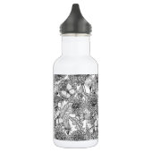 Bouteille D'eau Pré Dandelion en noir et blanc (Gauche)