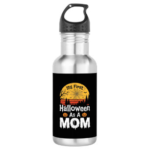 Bouteille D'eau Première conception de maman Halloween vintage sol