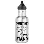 Bouteille D'eau Prenez Position (Droite)