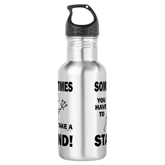 Bouteille D'eau Prenez Position (Dos)