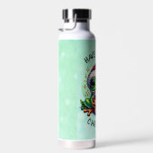 Bouteille D'eau Prenez un Noël Hoppy | Pun de grenouille (Plage)