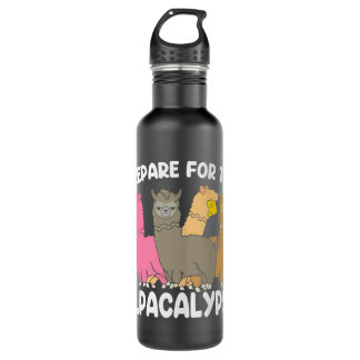 Bouteille D'eau Préparation pour l'alpacalypse