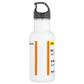Bouteille D'eau Prescription drôle de rx (Dos)