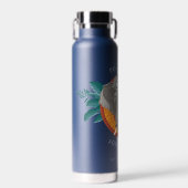 Bouteille D'eau Prêt pour le Yoga ? - Le Lotus Blanc (Avant)