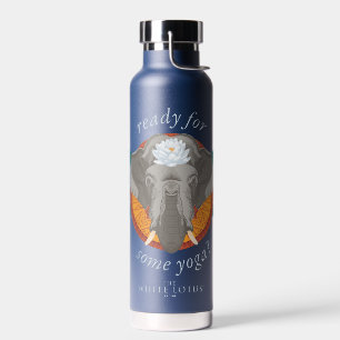 Bouteille D'eau Prêt pour le Yoga ? - Le Lotus Blanc