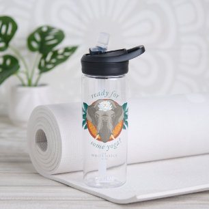 Bouteille D'eau Prêt pour le Yoga ? - Le Lotus Blanc