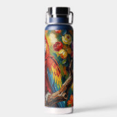 Bouteille D'eau Pretty Impasto Macaw Parrot  (Arrière)