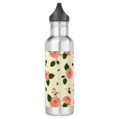 Bouteille D'eau Pretty Pink Roses Pastel Pink Pattern (Gauche)