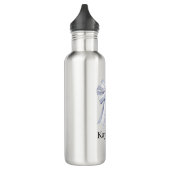 Bouteille D'eau Pretty Purple White Bow (Gauche)