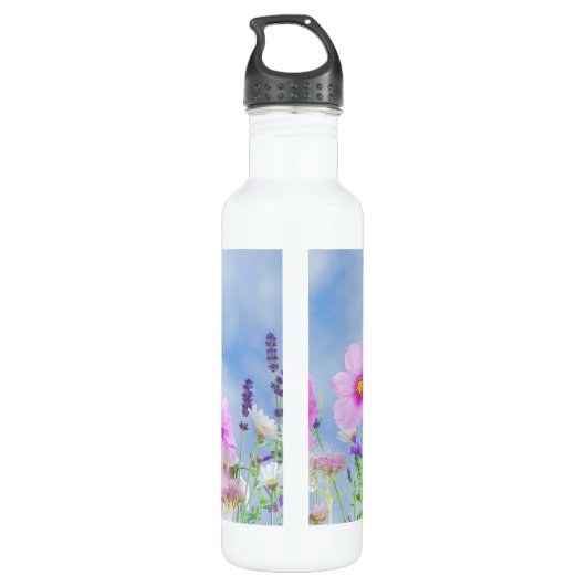 Bouteille D'eau Pretty Spring Wild Flowers (Dos)