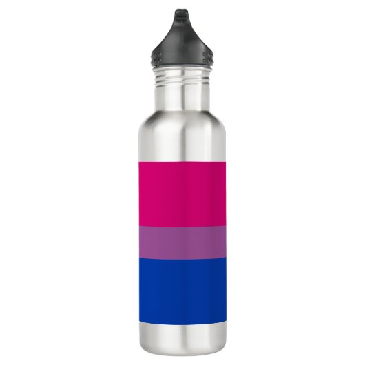 Bouteille D'eau Pride bisexuelle (Bi Drapeau) (Droite)