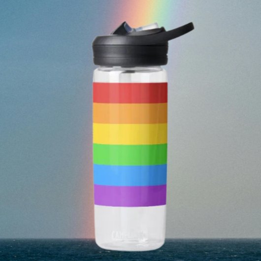 Bouteille D'eau Pride Flow : Drapeau Arc-en-Ciel