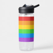 Bouteille D'eau Pride Flow : Drapeau Arc-en-Ciel (Gauche)