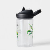 Bouteille D'eau Prier Mantis en vert vif Personnalisé (Gauche)