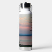 Bouteille D'eau Prière Serenity Coucher de soleil sur la mer rose (Salle de sport)